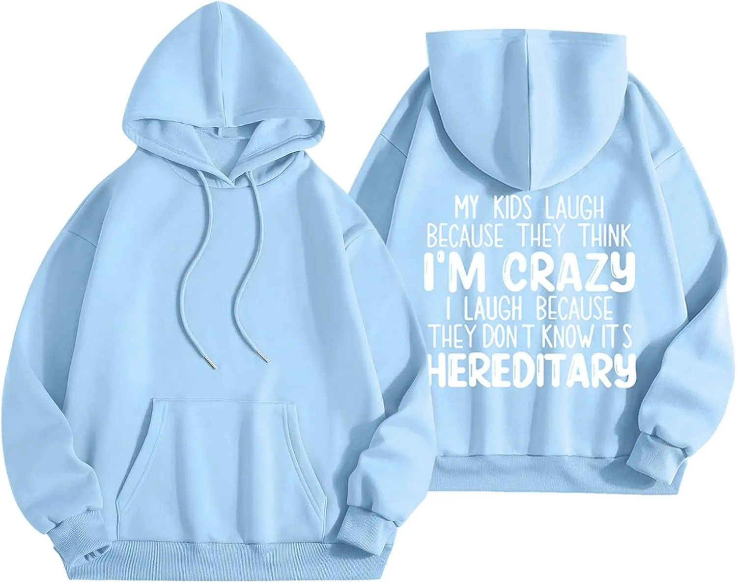 2024 Graphic Hoodies for Women Cute Pullover Long Sleeve Preppy Sweatshirts Letter Printed Hooded Tops Fall Winter Clothes