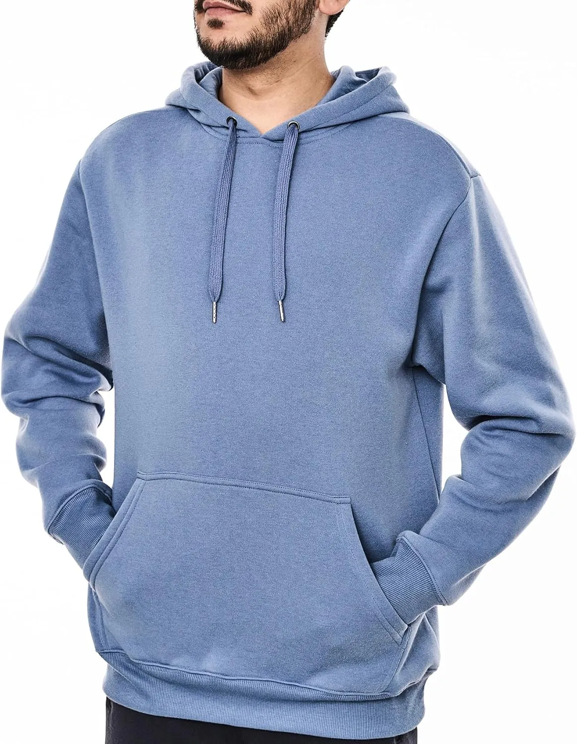 3 Pack Mens Fleece Hoodie Long Sleeve Lightweight Athletic Workout Sweatshirt for Men with Pockets