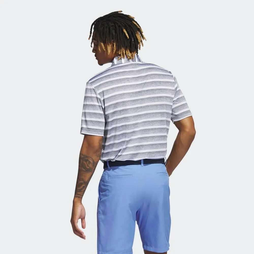 adidas Men's Two-Color Stripe Polo Shirt