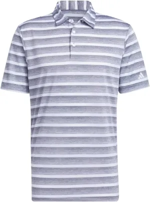 adidas Men's Two-Color Stripe Polo Shirt
