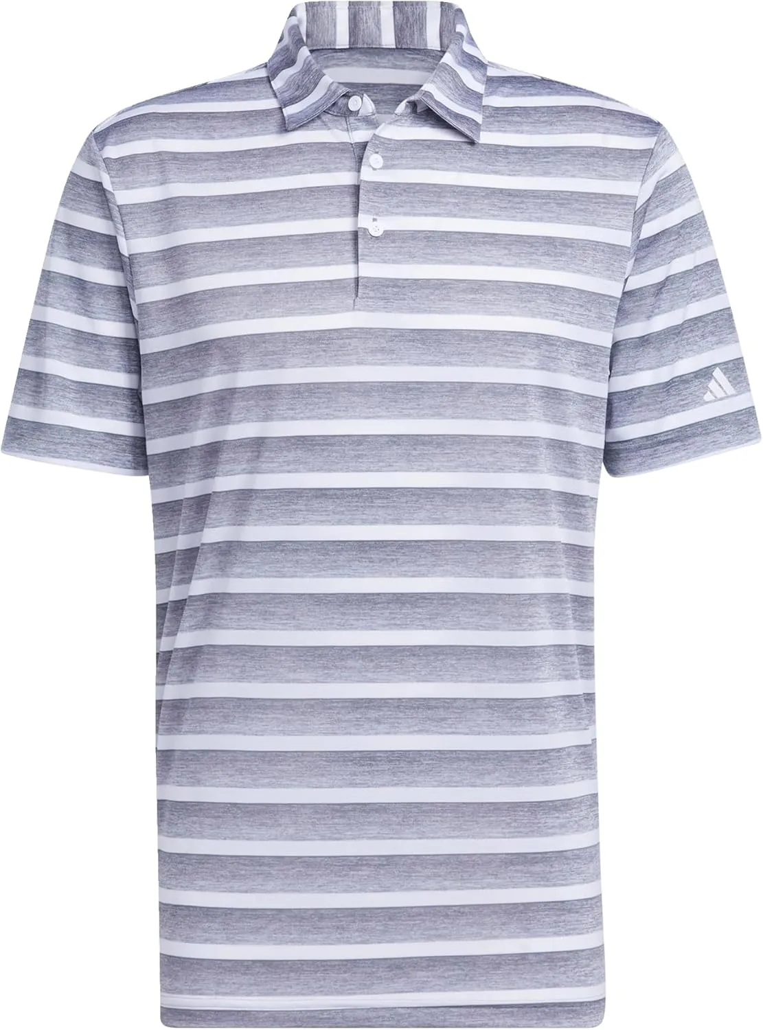 adidas Men's Two-Color Stripe Polo Shirt