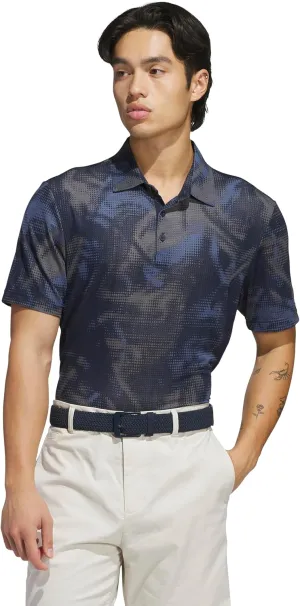 adidas Men's Ultimate365 Printed Mesh Polo Shirt