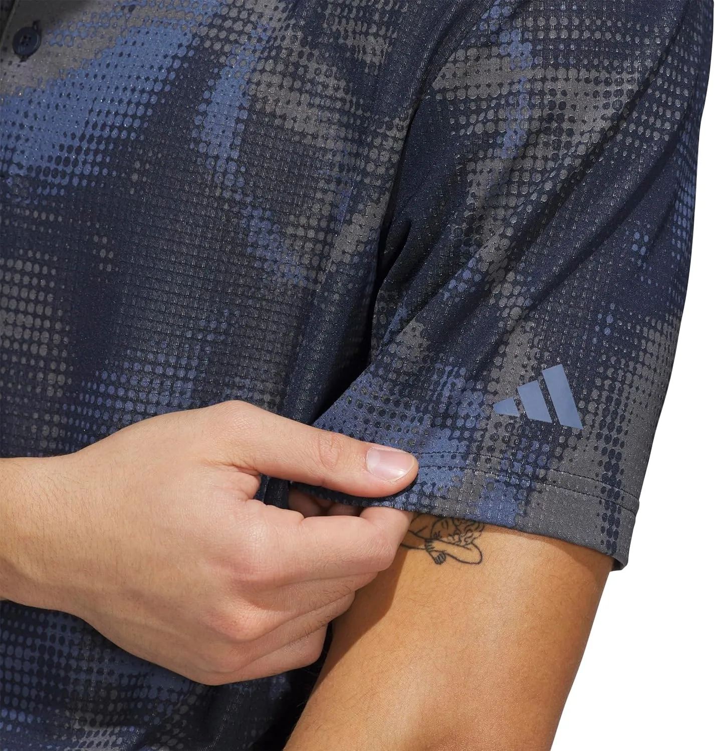 adidas Men's Ultimate365 Printed Mesh Polo Shirt