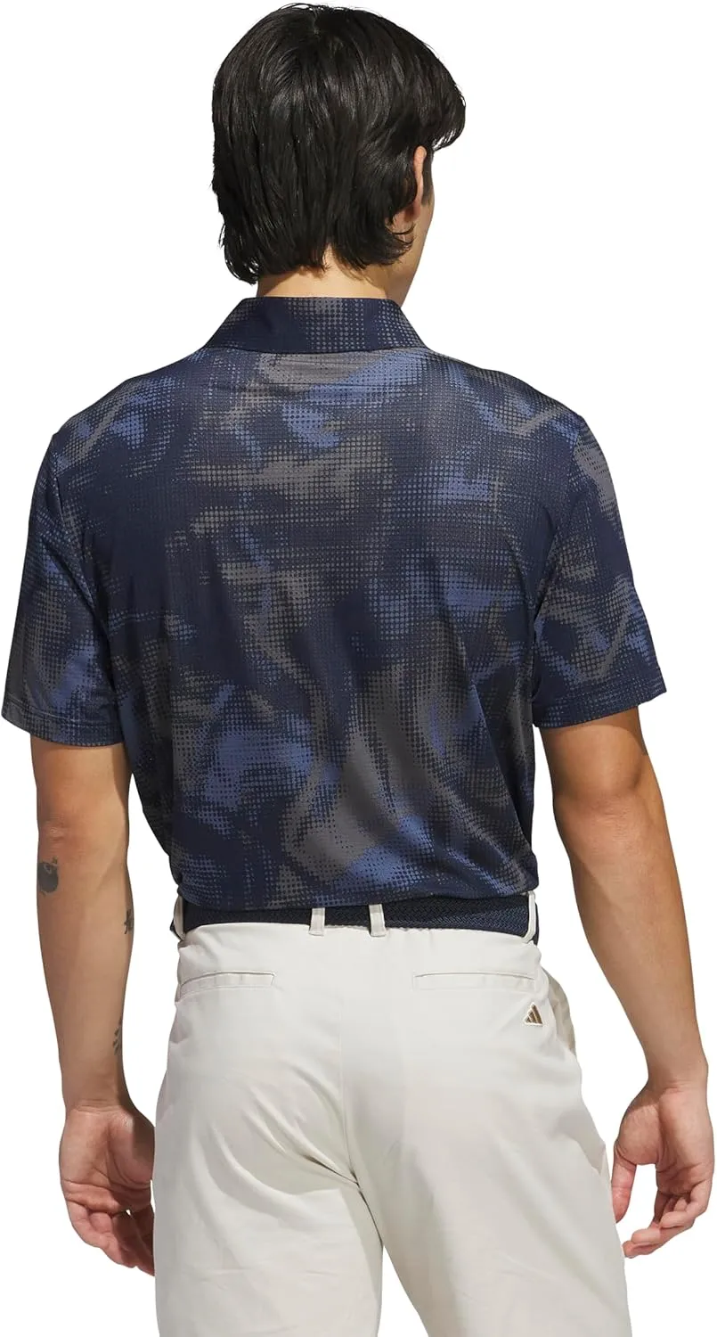 adidas Men's Ultimate365 Printed Mesh Polo Shirt