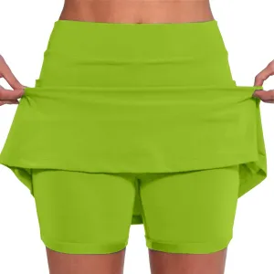 aihihe Summer Skirts for Women 2024 Tennis Dresses for Women Navy Black a line Skirt with Pockets for Women