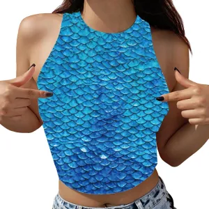 American Flag Crop Tank Tops for Women Patriotic T Shirt USA Shirt Stars Stripes 4th of July Vest Tops