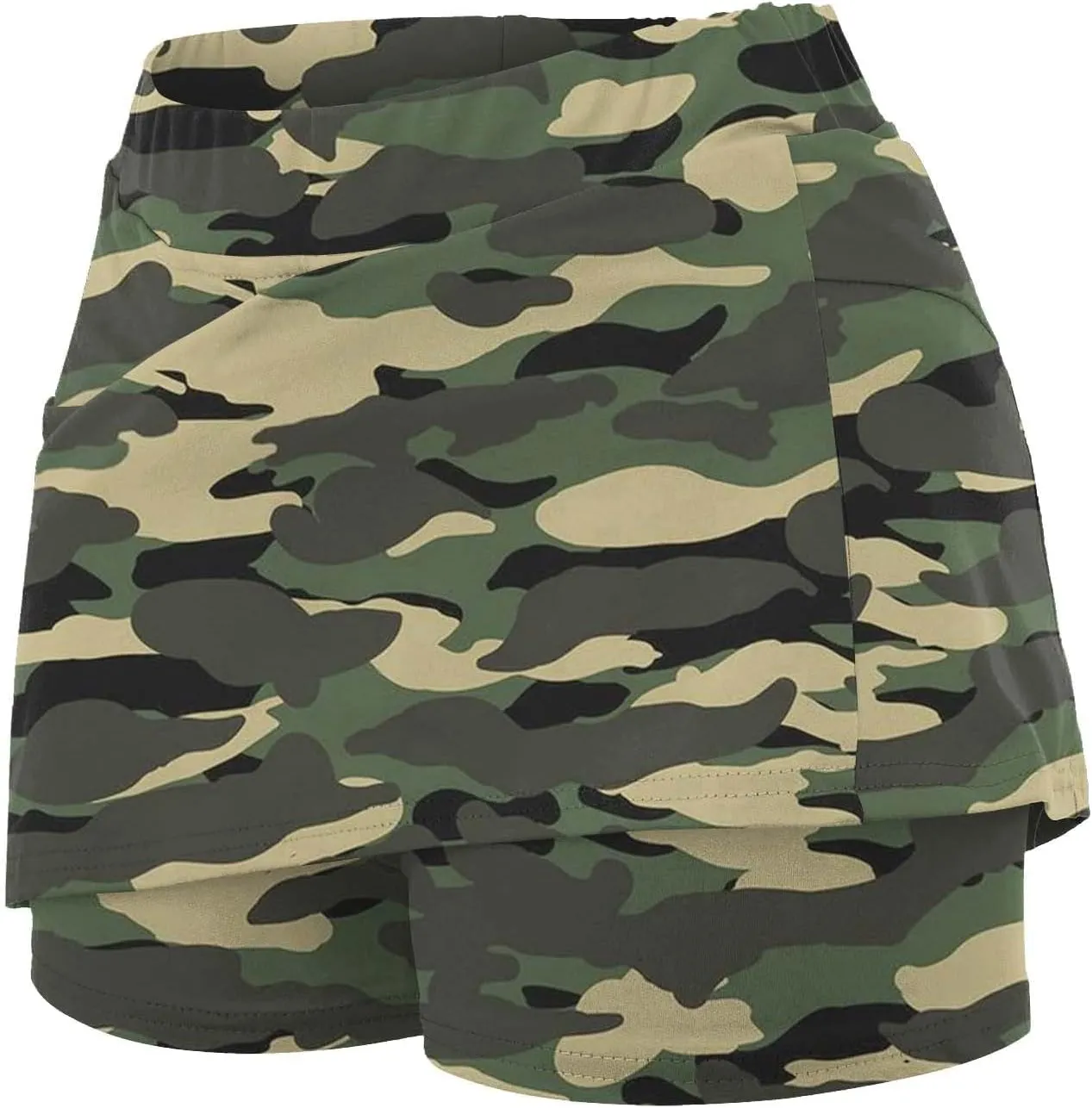 Athletic Skorts for Women with Pockets Summer Tennis Mini Skirts Lightweight High Waisted Elastic Golf Yoga Shorts