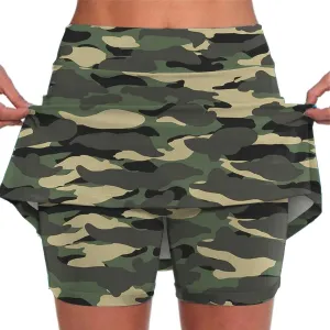 Athletic Skorts for Women with Pockets Summer Tennis Mini Skirts Lightweight High Waisted Elastic Golf Yoga Shorts