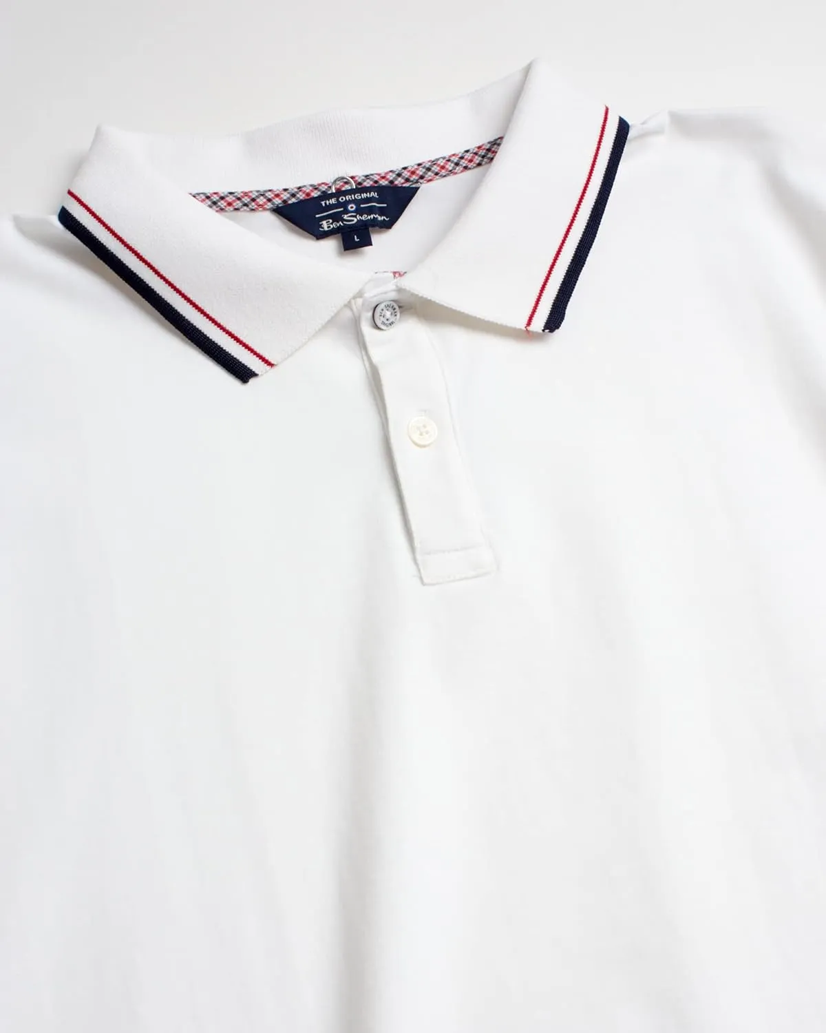 Ben Sherman Men's Polo Shirt - Regular Fit 2-Button Short Sleeve Shirt - Casual Stretch Polo for Men (S-XL)
