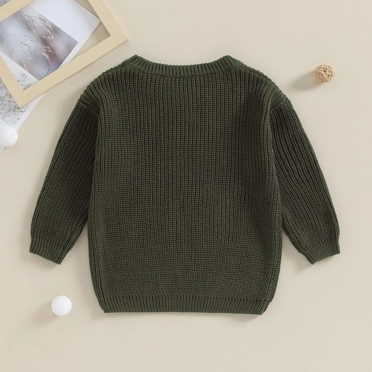 Big Brother Little Brother Matching Outfits Letter Embroidery Knit Sweater Shirt Baby Boy Winter Warm Clothes
