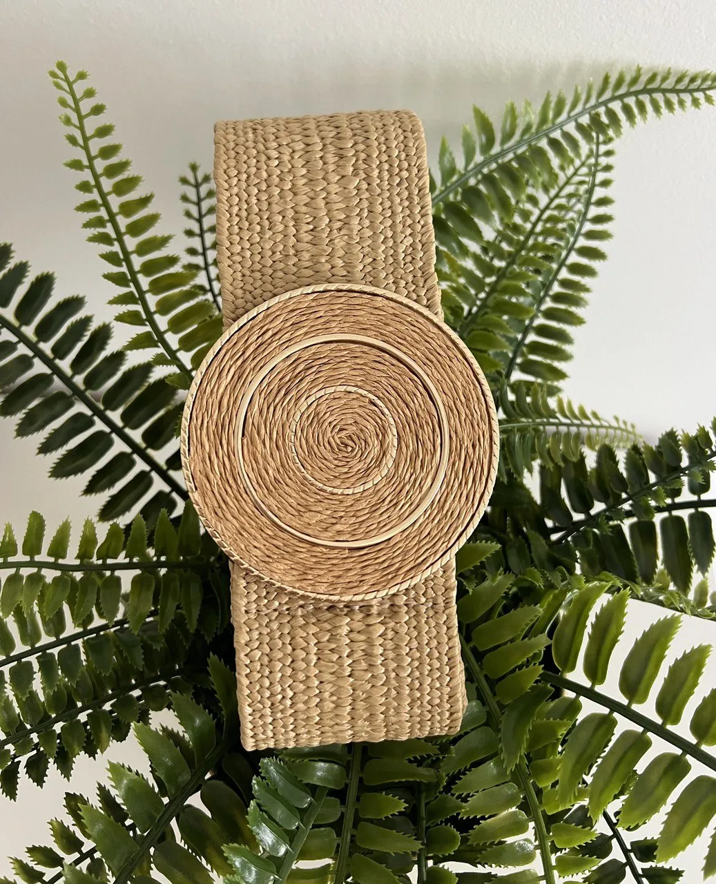 Boho Raffia Belt