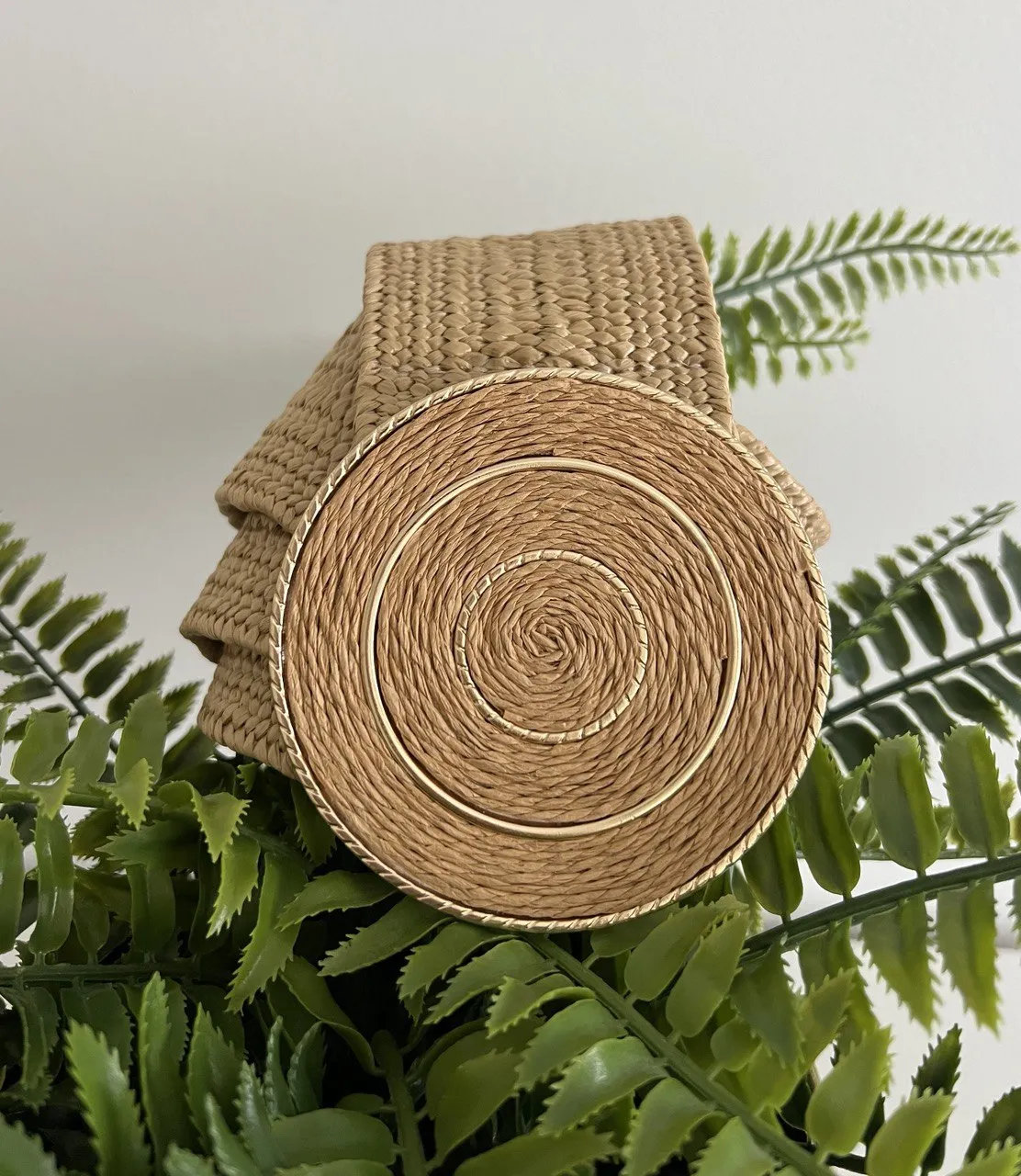 Boho Raffia Belt