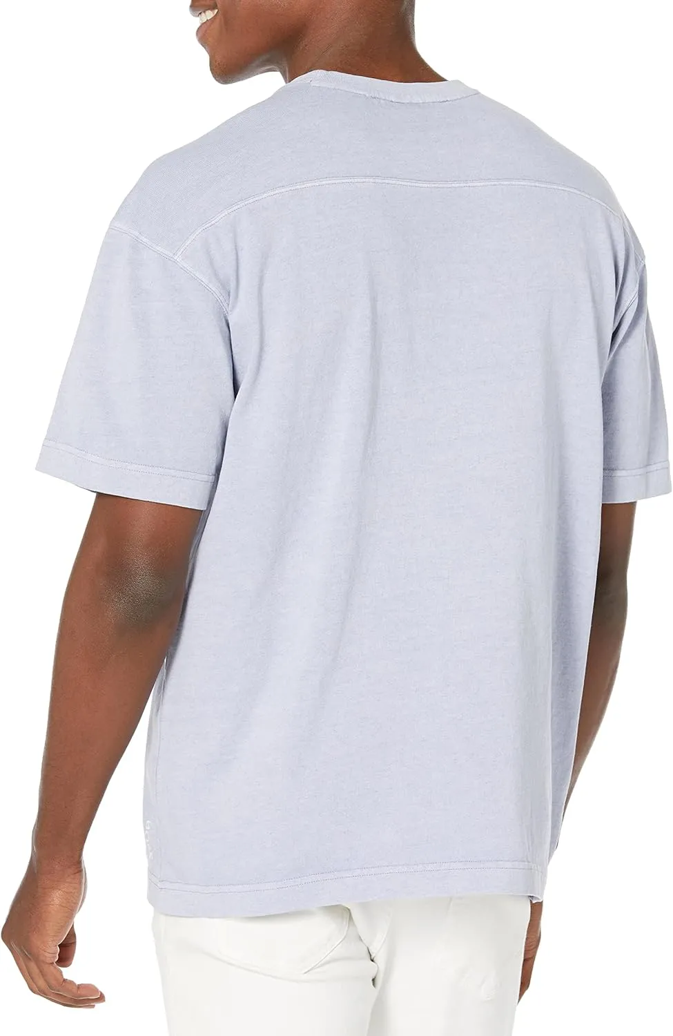 BOSS Men's Faded Effect Oversized Jersey Shirt