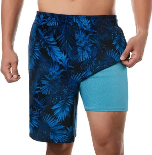 BRISIRA Big and Tall Mens Swim Trunks Swim Shorts Compression Liner Swimsuit Bathing Suit Board Shorts 1X-6X