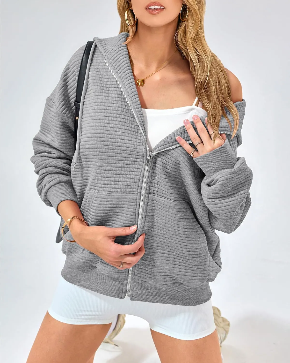 BTFBM Zip Up Hoodie Women Long Sleeve Sweatshirts Fall Outfits 2025 Oversized Hoodies Casual Fashion Jackets