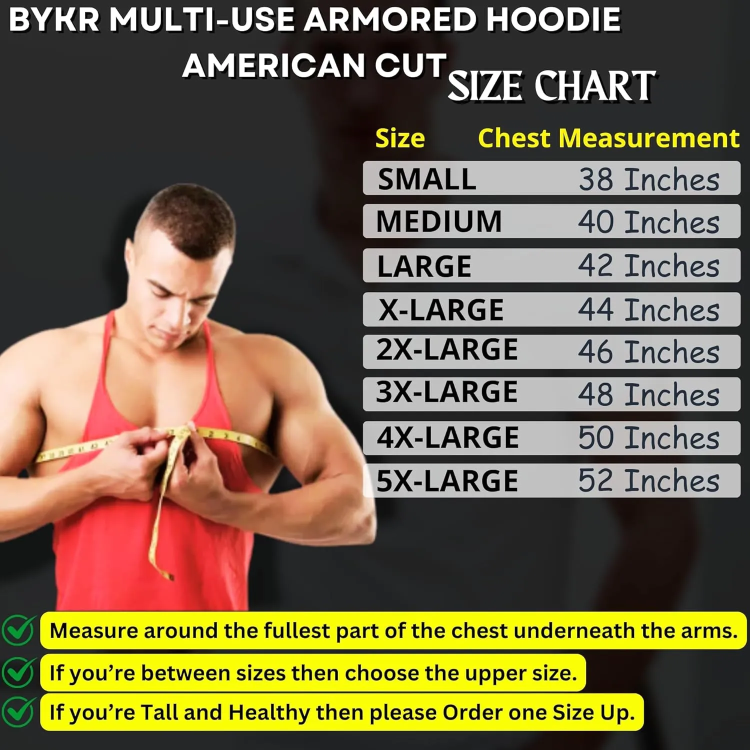 BYKR Motorcycle Hoodie for Men & Women Biker Motorcycle Jackets Breathable Motorbike Riding Sweatshirt All Weather CE Armored