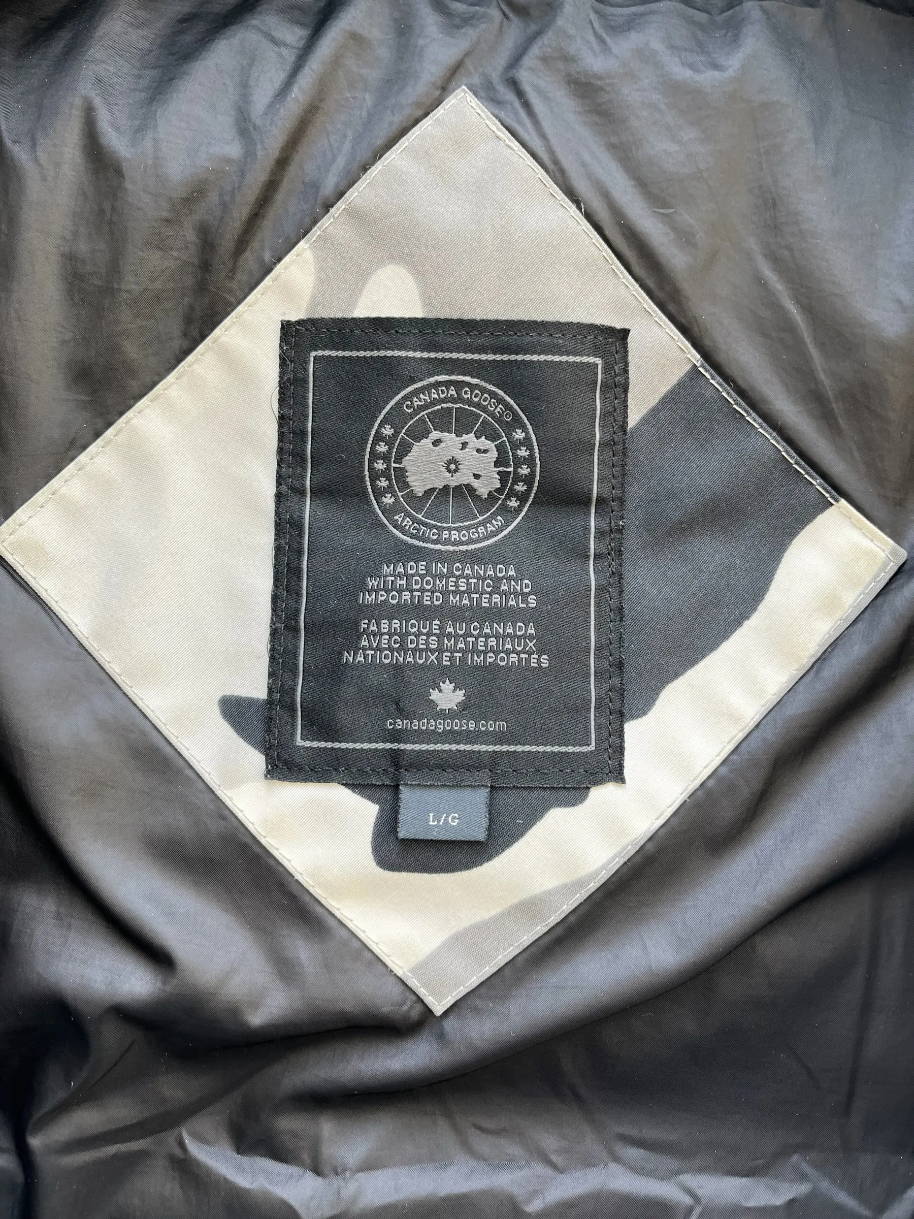 Canada Goose Snow Camo Woolford Black Label Men's Jacket