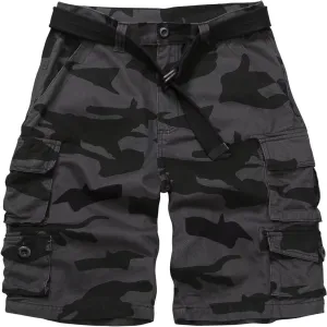 Cargo Short for Men Relaxed Fit Camo Outdoor Hiking Work Cotton Casual Shorts with 9 Pockets No Belt