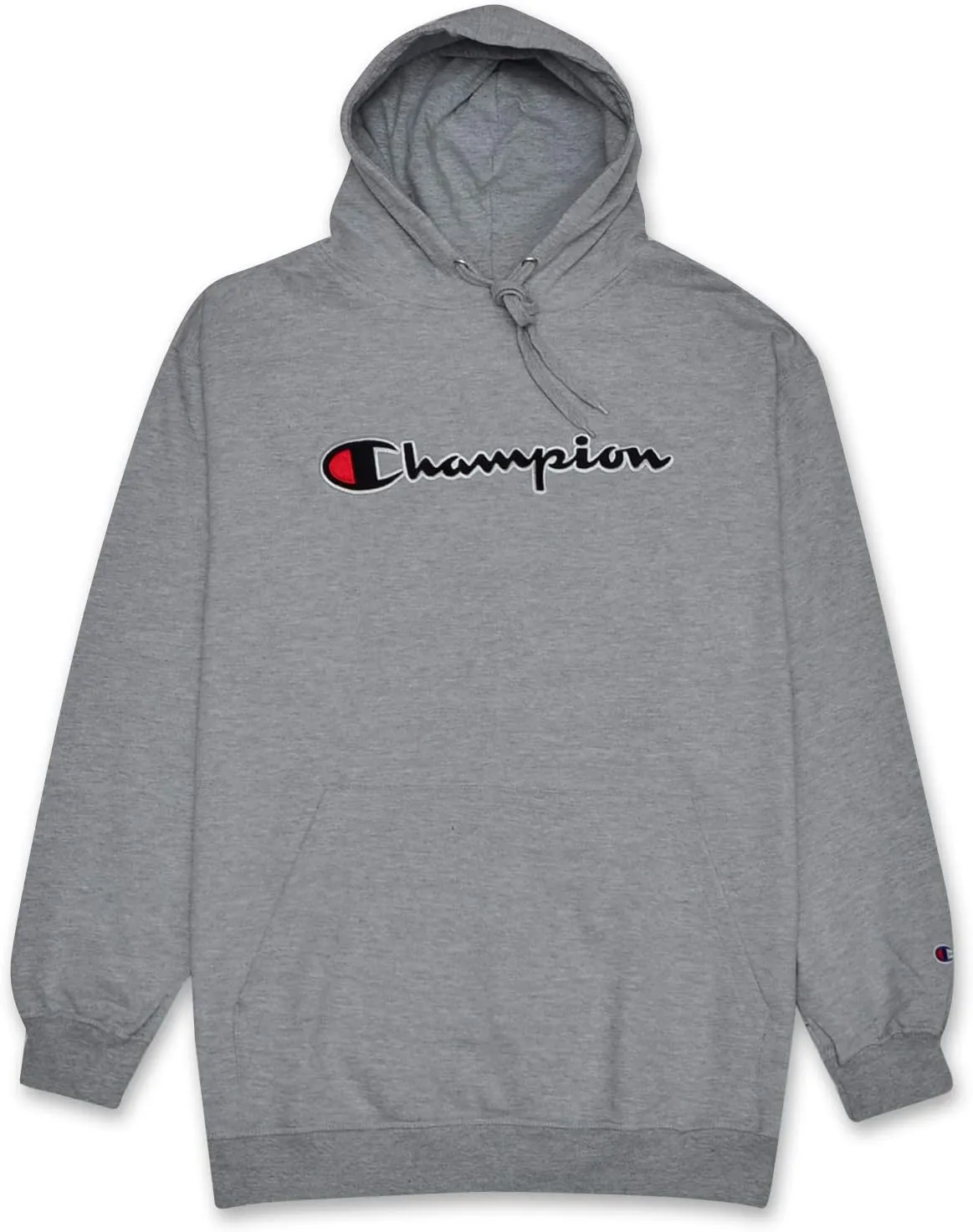 Champion Mens Hoodies Big and Tall - Embroidered Pullover Fleece Sweatshirt