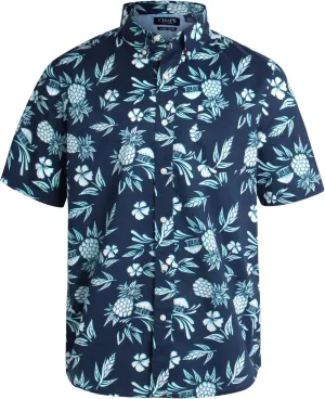 Chaps Men's Button-Down Shirt - Classic Woven Short Sleeve Formal Collared Shirt with Chest Pocket for Men (Sizes: S-XXL)