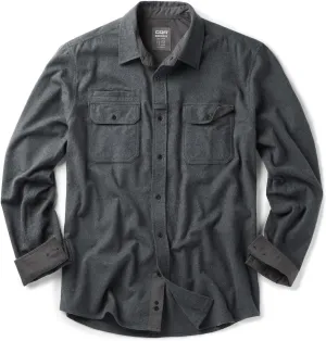 CQR Men's All Cotton Flannel Shirt, Long Sleeve Casual Button Down Plaid Shirt, Brushed Soft Outdoor Tactical Work Shirts