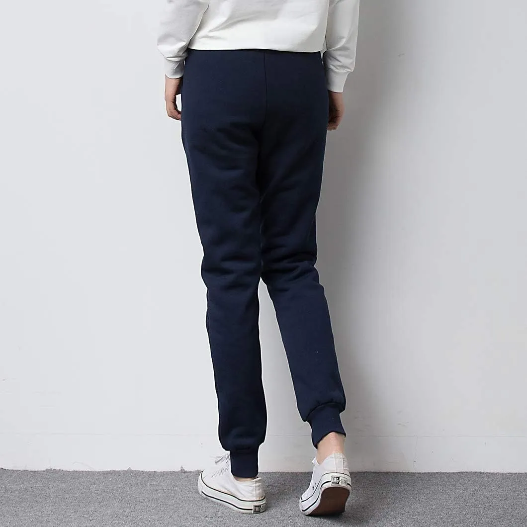 Duyang Women's Warm Sherpa Lined Sweatpants Athletic Jogger Harem Pants