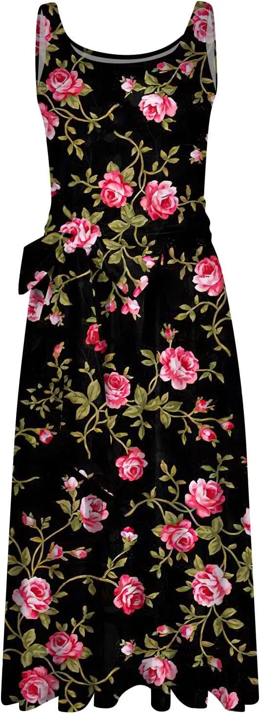 Easter Dress for Women Spring Summer Casual Dresses for Women 2025 Casual Boho Floral Print