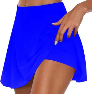 FZYLQY Shorts for Women High Waisted Tennis Skirts with Pockets Tennis Golf Skirts Elastic Athletic Golf Skorts with Pockets