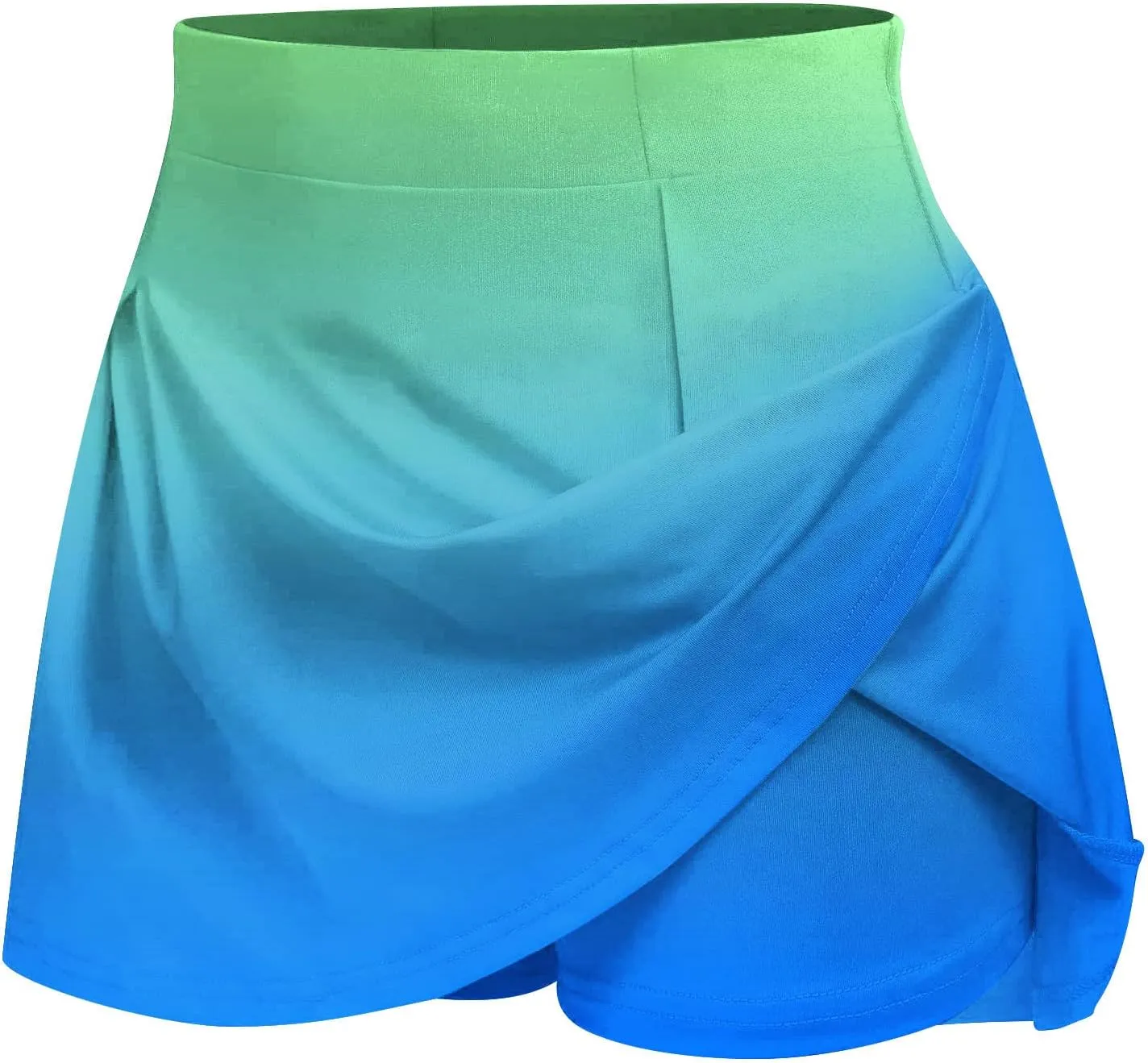 FZYLQY Womens Skorts with Pockets Tummy Control Plus Size Skorts for Women High Waist Athletic Sports Pants Casual Shorts