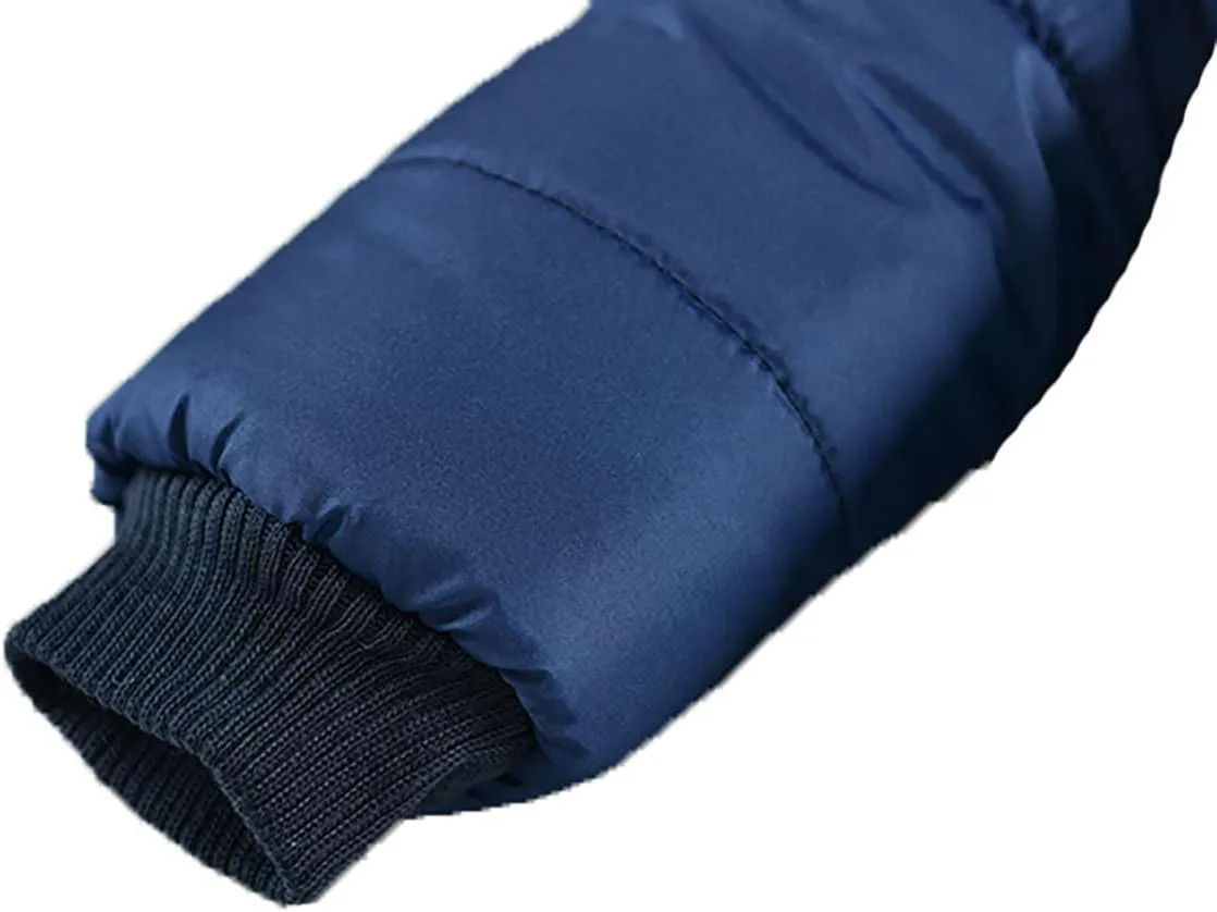 Girls Padded Coat Kids Winter Thick Jacket Hooded Warm Cotton Jacket
