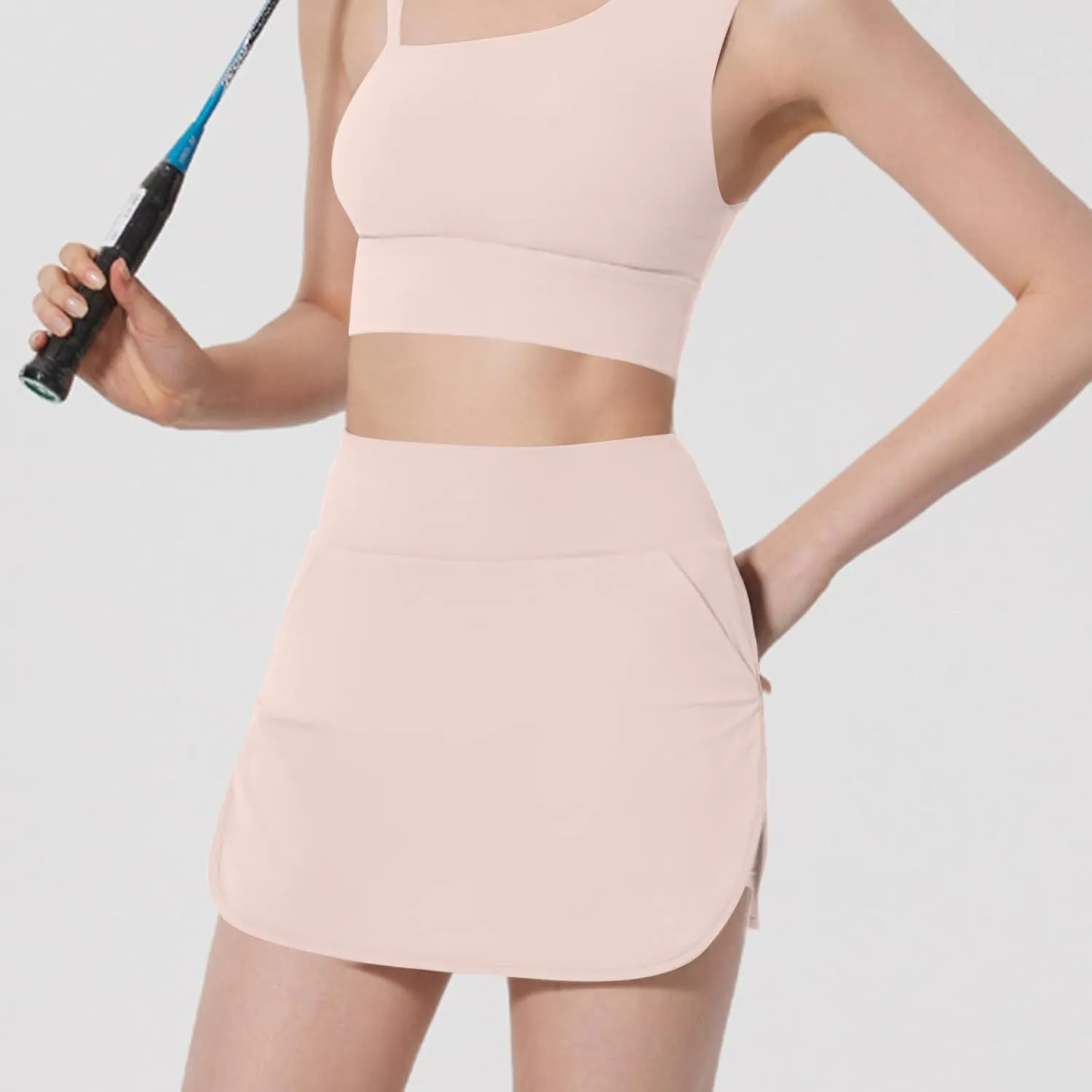 Golf Skirts for Women High Waisted Tennis Shorts with Pockets A Line Athletic Skirt Pickleball Workout Skirt