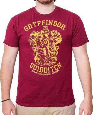 Harry Potter Men's Gryffindor Quidditch Seekert-Shirt