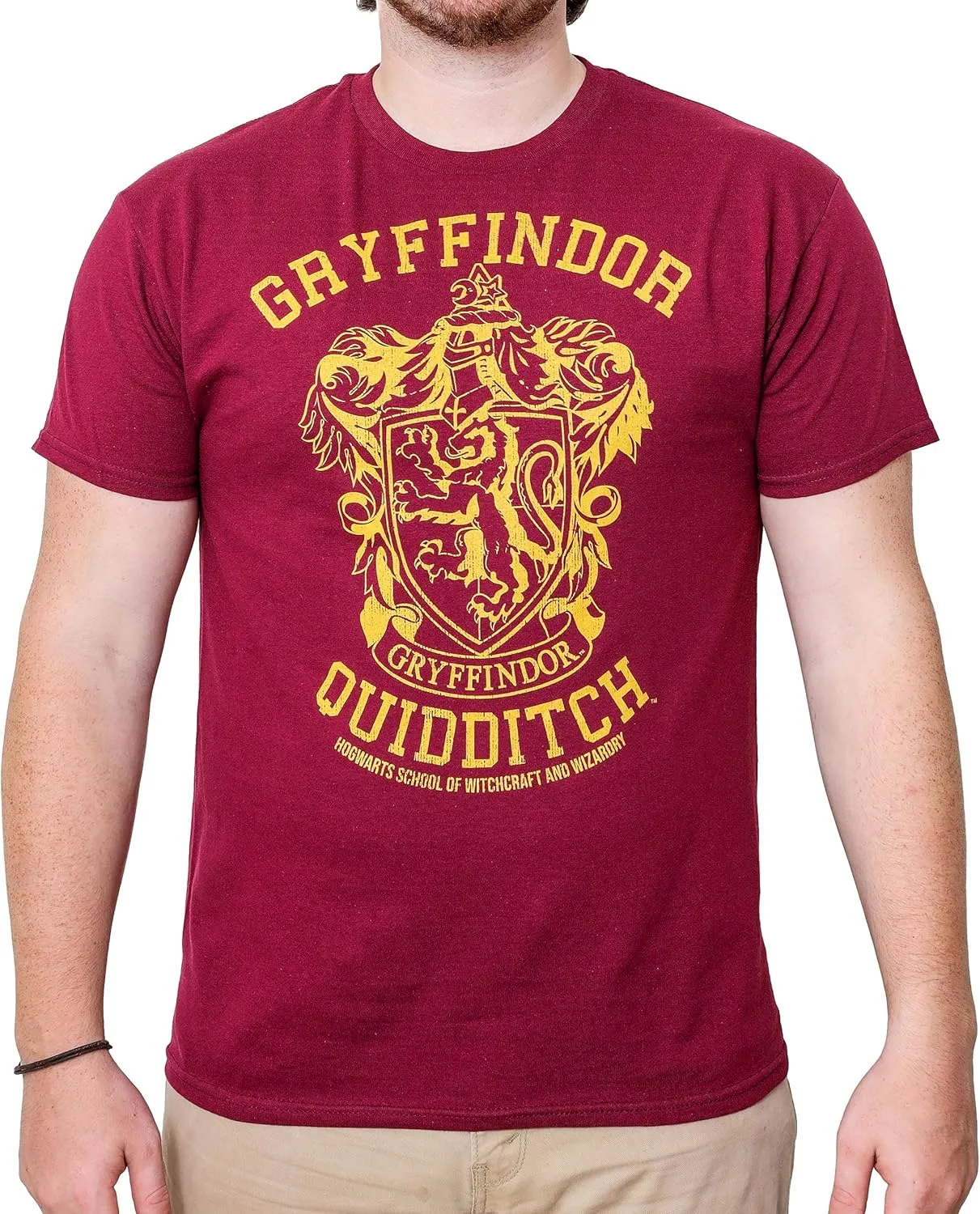 Harry Potter Men's Gryffindor Quidditch Seekert-Shirt