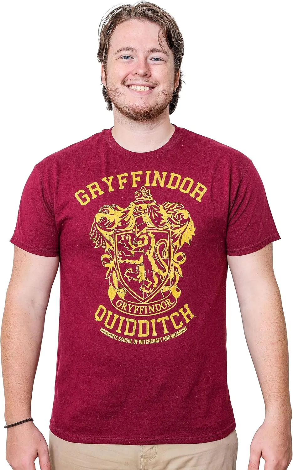 Harry Potter Men's Gryffindor Quidditch Seekert-Shirt
