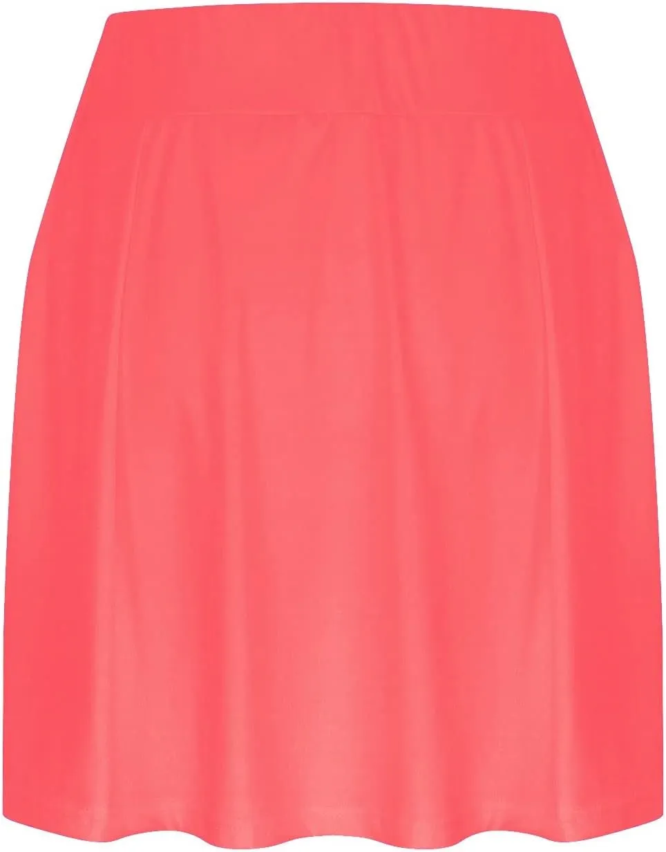 HGps8w Flowy Tennis Skirt for Women with Built-in Shorts Stretchy High Waisted Athletic Golf Skorts Skirts for Running Casual