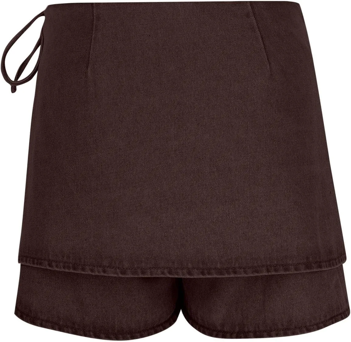 HGps8w Women's Stretchy Denim Cargo Skort Sexy High Waisted 2025 Summer Casual Mini Jean Skirt Shorts with Pockets