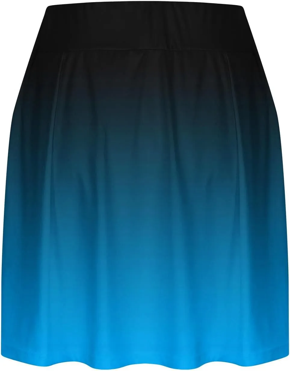HGps8w Women's Tennis Skirt with Built-in Shorts Stretchy High Waisted Gradient Flowy Athletic Running Golf Skorts Skirts