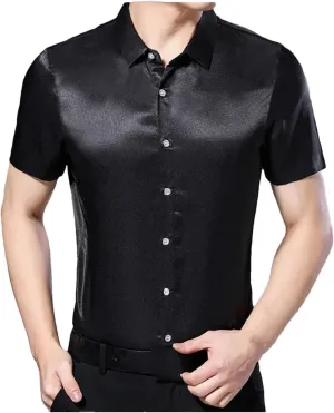 Hgvcfcv Men's Polo Shirts Quick-Dry Casual Golf Shirt Short Sleeve Polos Summer Golf Shirt Spandex Shirts for Men