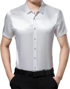 Hgvcfcv Men's Polo Shirts Quick-Dry Casual Golf Shirt Short Sleeve Polos Summer Golf Shirt Spandex Shirts for Men