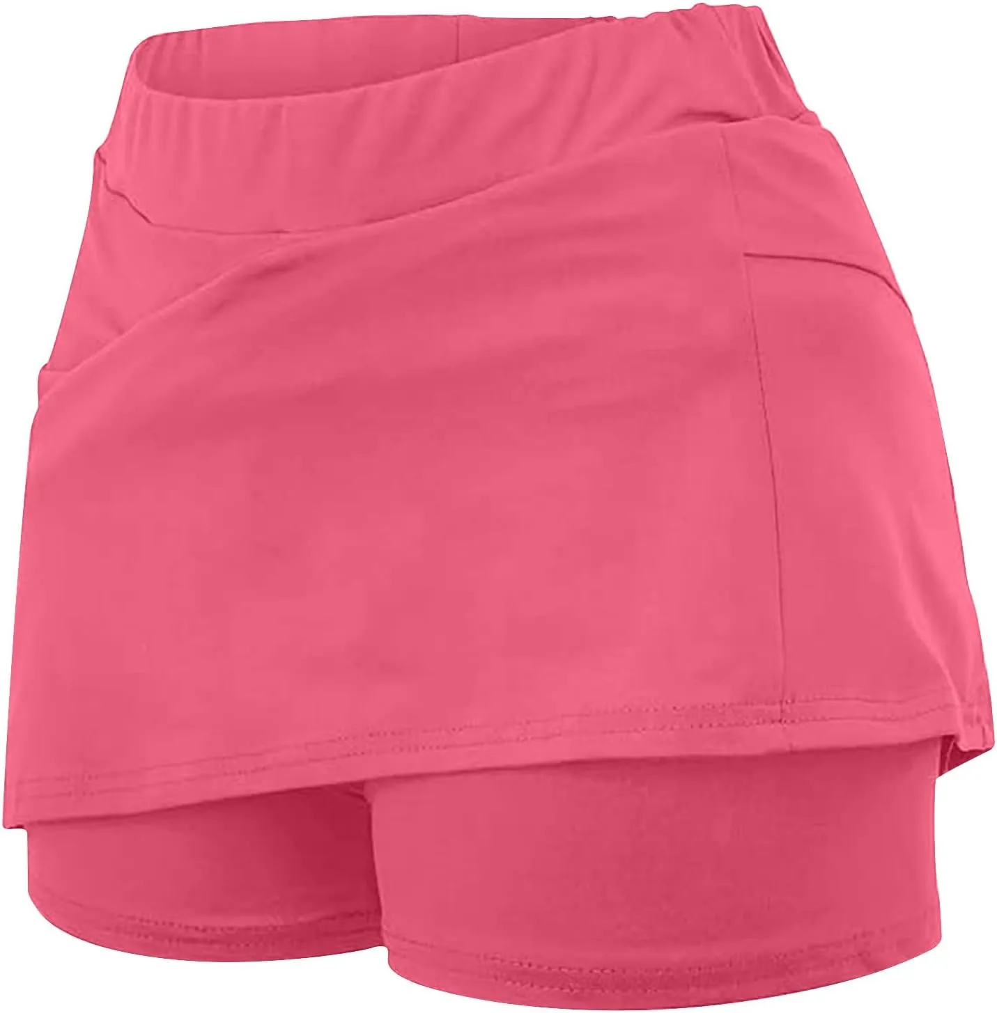 hlysgo Women's Plus Size Skort High Waisted Dressy Casual Workout Hiking Skirts Summer Athletic Tennis Shorts for Teen Girls
