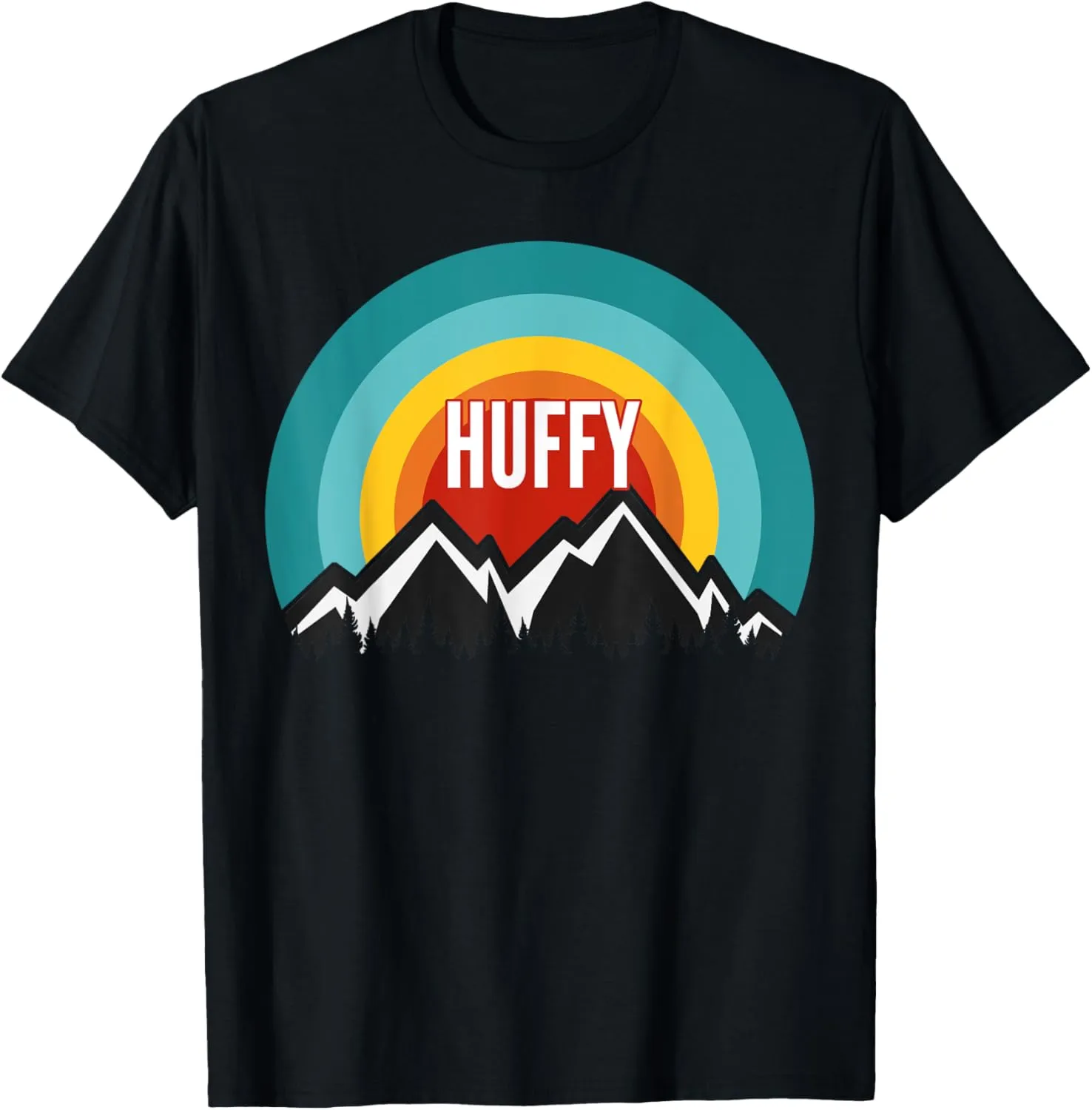 Huffy, Vintage Retro Sunset Design T-Shirt