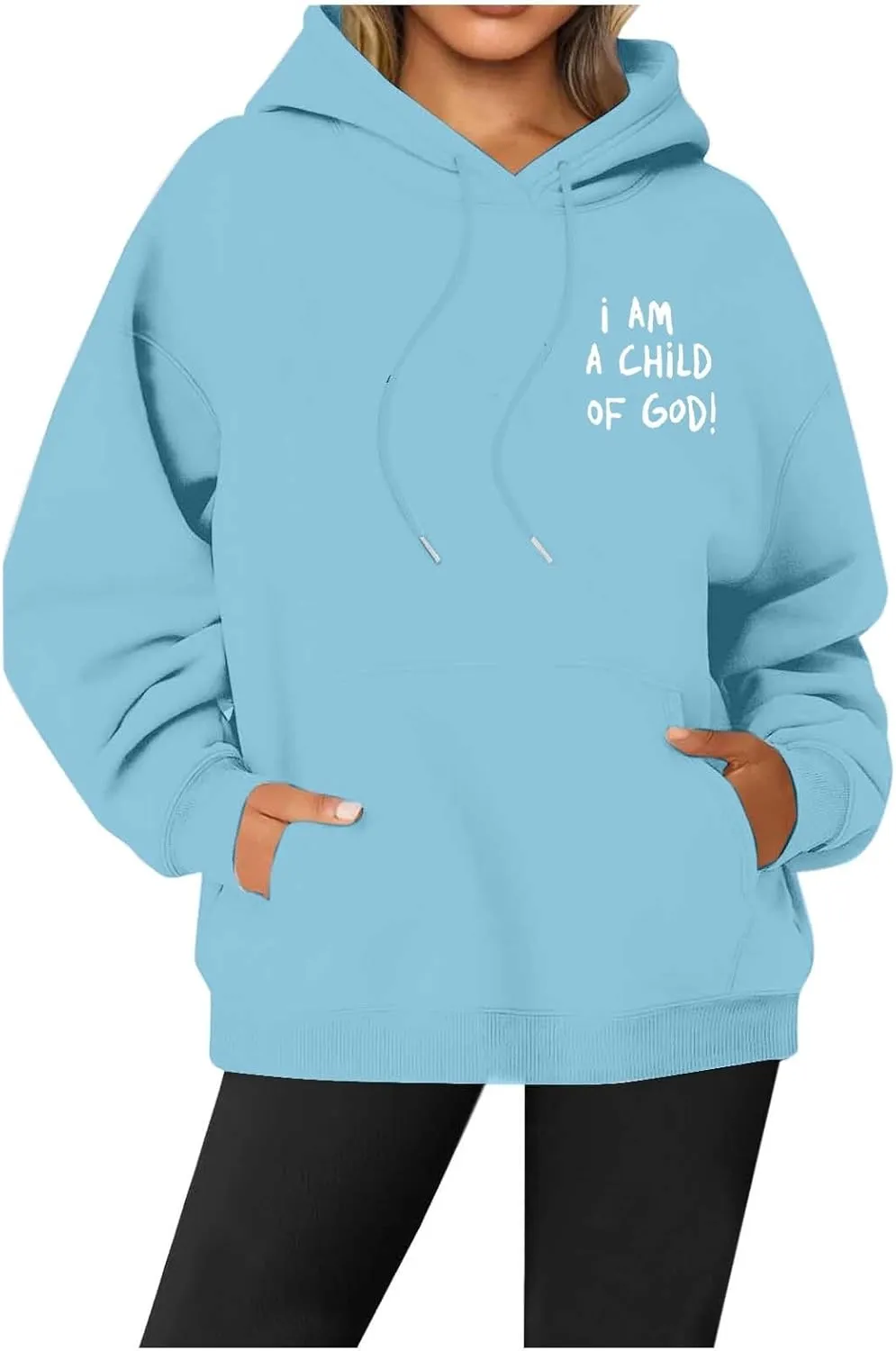 I am a Child Of God Hoodie Christian Faith Religious God Tops Man Woman Longs Leeve Pullover Sweatshirt