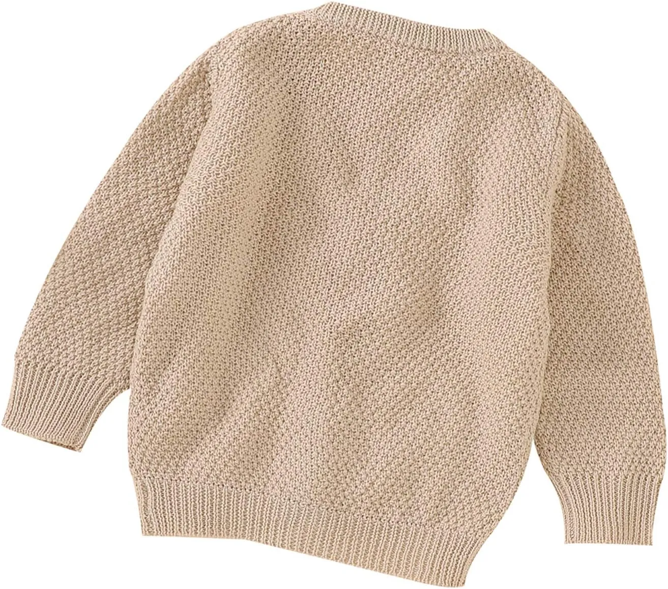 Infant Baby Boy Girl Long Sleeve Knitted Sweater Button Cardigan Coat Twist Knitwear Jacket Winter Warm Clothes