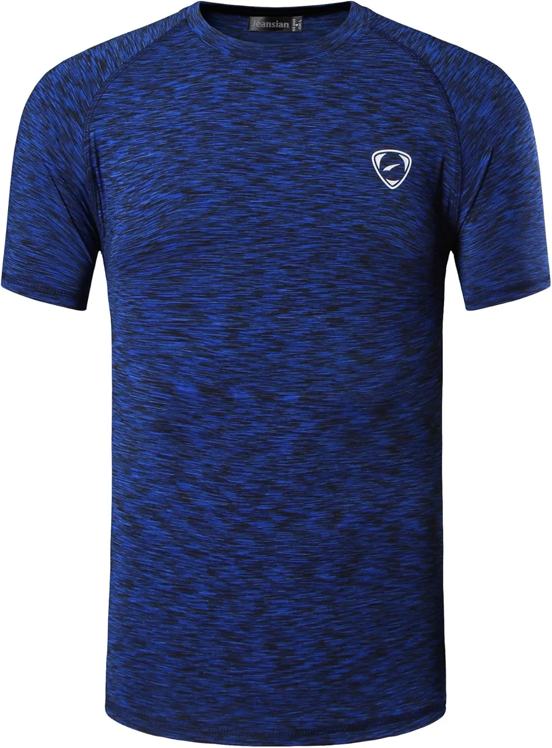 jeansian Men's 3 Packs Athletic Quick Dry Fit Short Sleeve Sport T-Shirt Tshirts Tee Shirt Tennis Golf Bowling LSL182