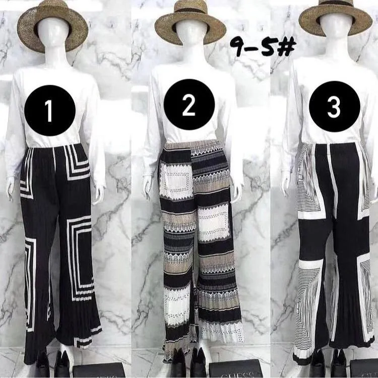 Korean Pleated pants - Boho & Boxy