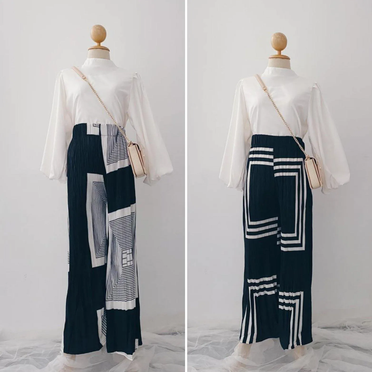 Korean Pleated pants - Boho & Boxy