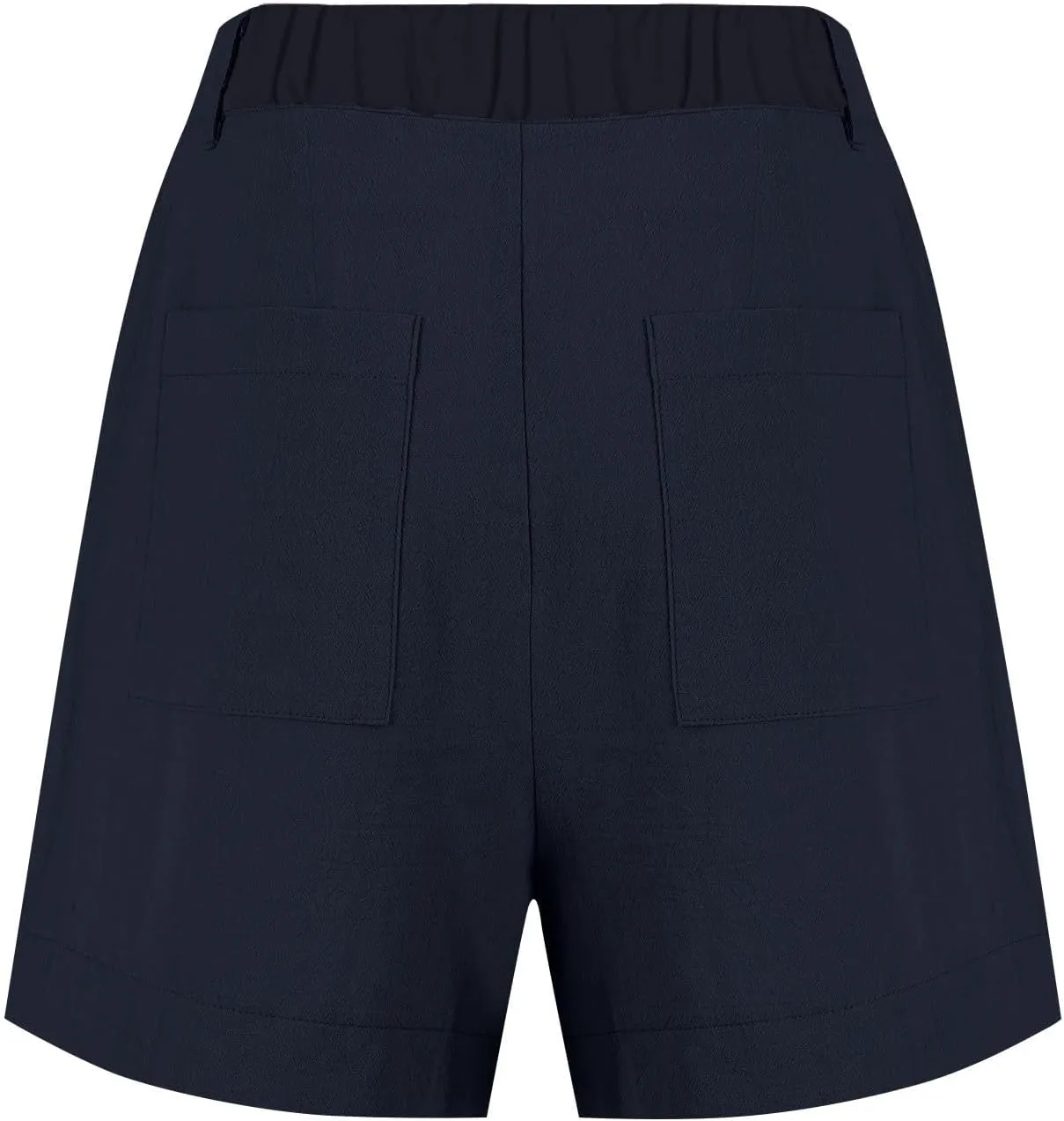Linen Shorts for Women Summer Wide Leg Shorts High Waisted Bermuda Short Dressy Casual Chino Short with Pockets