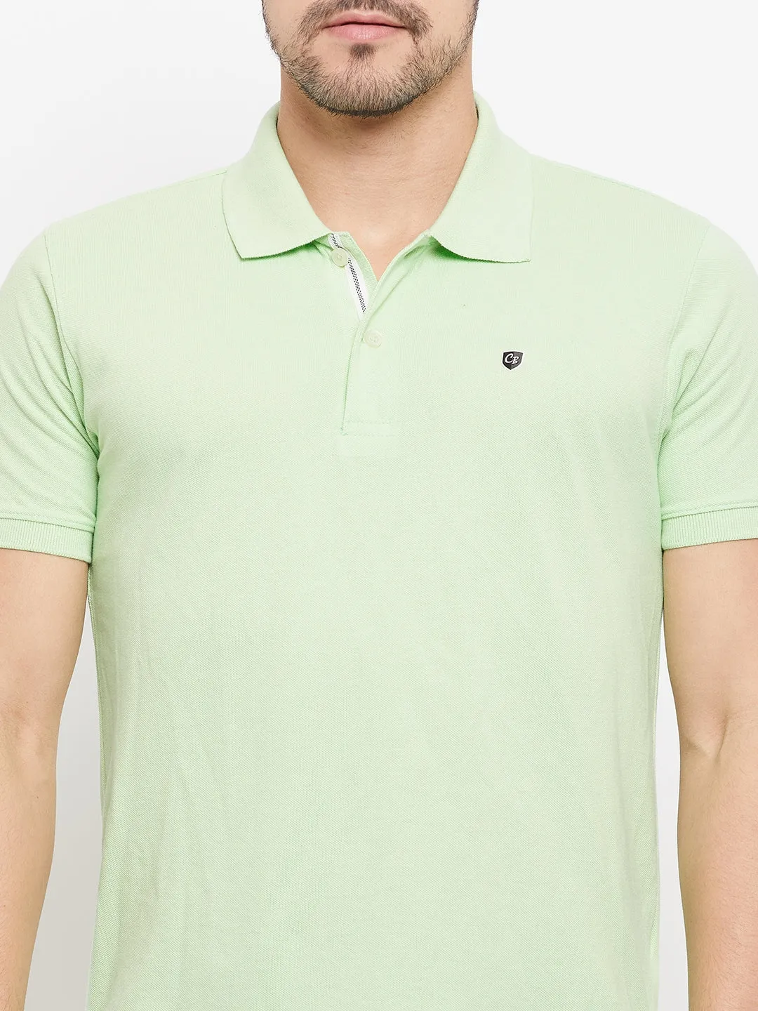 Men Light Green T-Shirt
