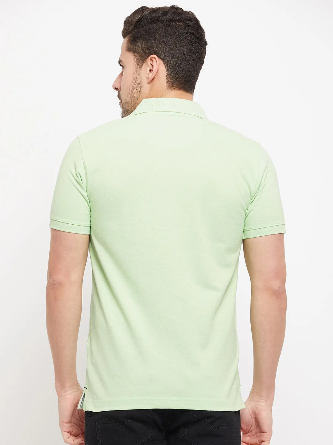 Men Light Green T-Shirt