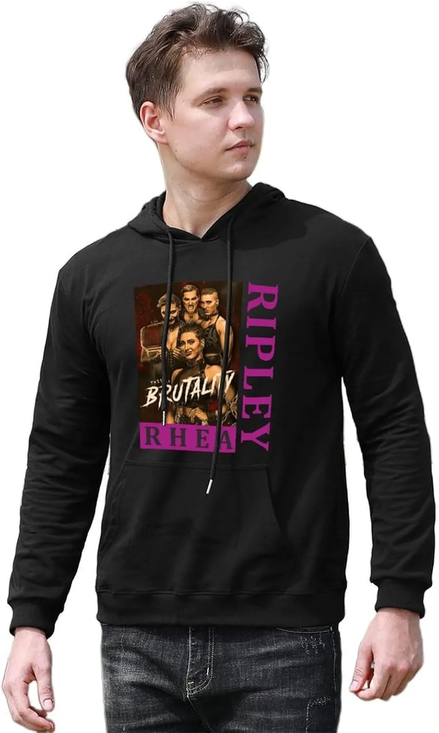 Men Women Hoodies Oversized Sweatshirts Casual Cotton Hooded Long Sleeve Tops Graphic Clothing